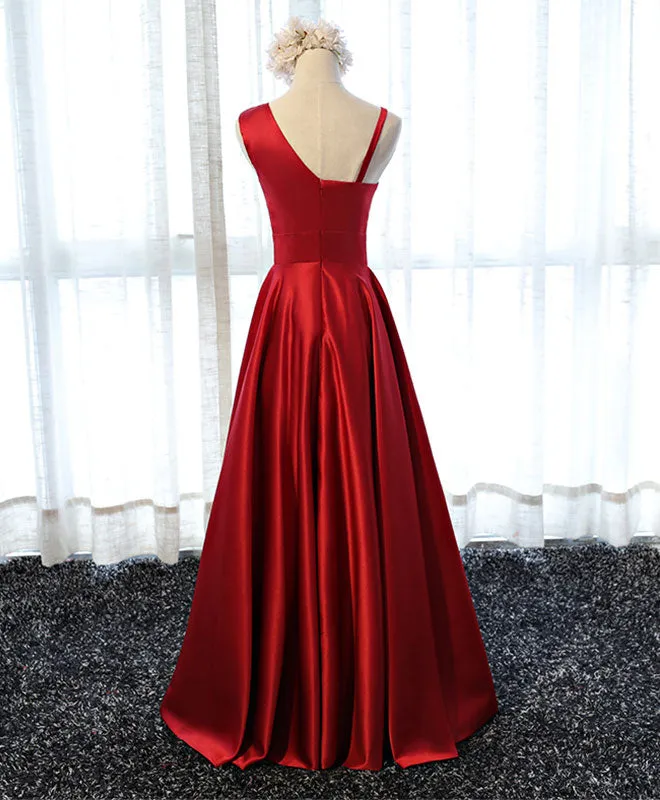 Stylish  Satin Long Prom Gown, Formal Dress