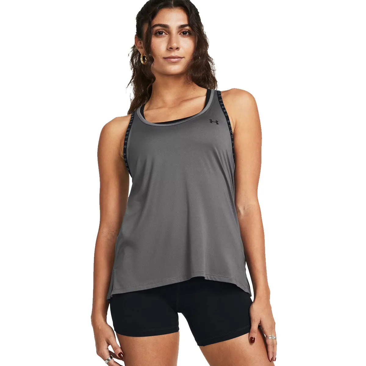 Under Armour Knockout Tank Top - Womens - Castlerock/Black