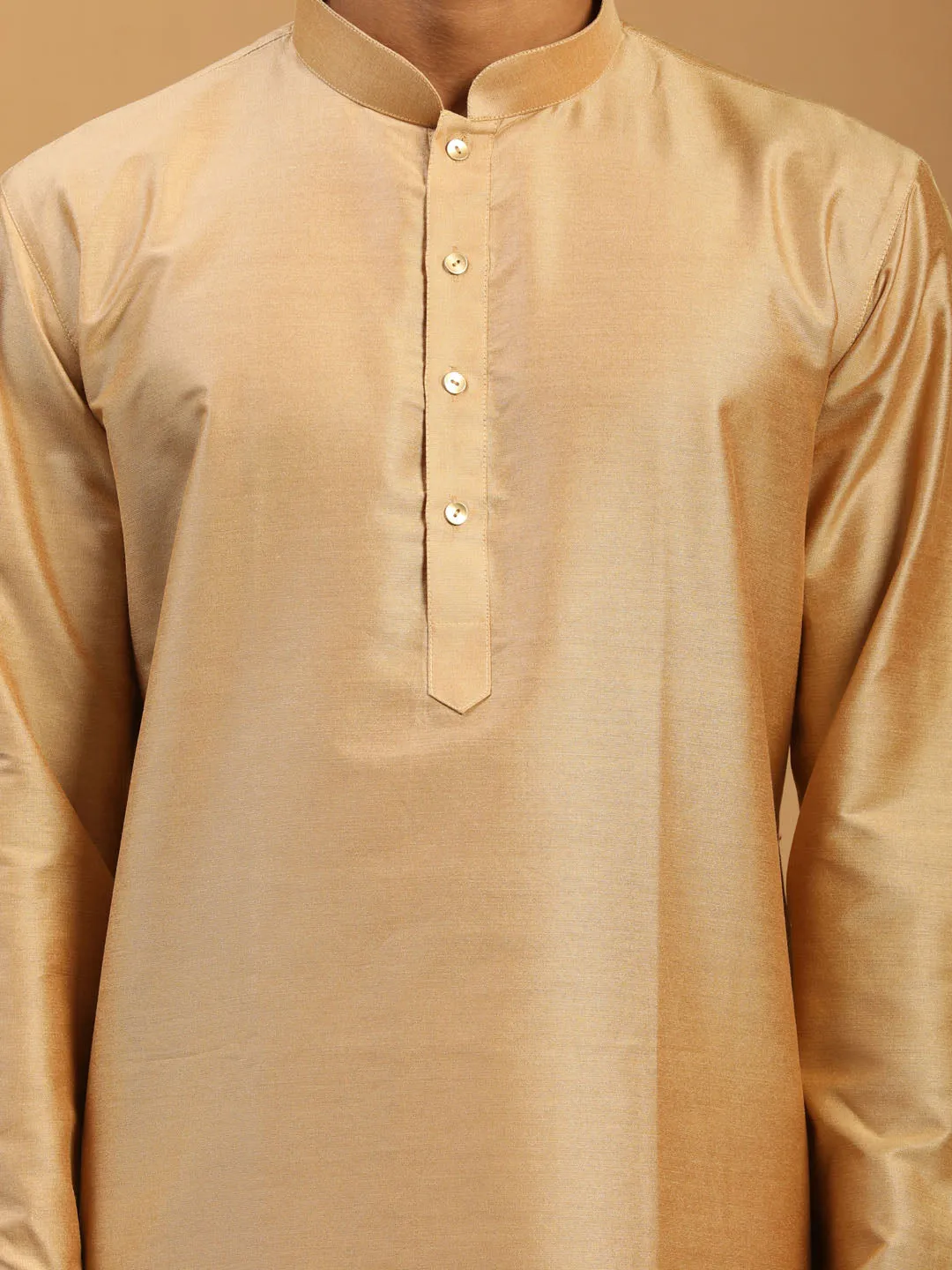 Vastramay Rose Gold Kurta Set